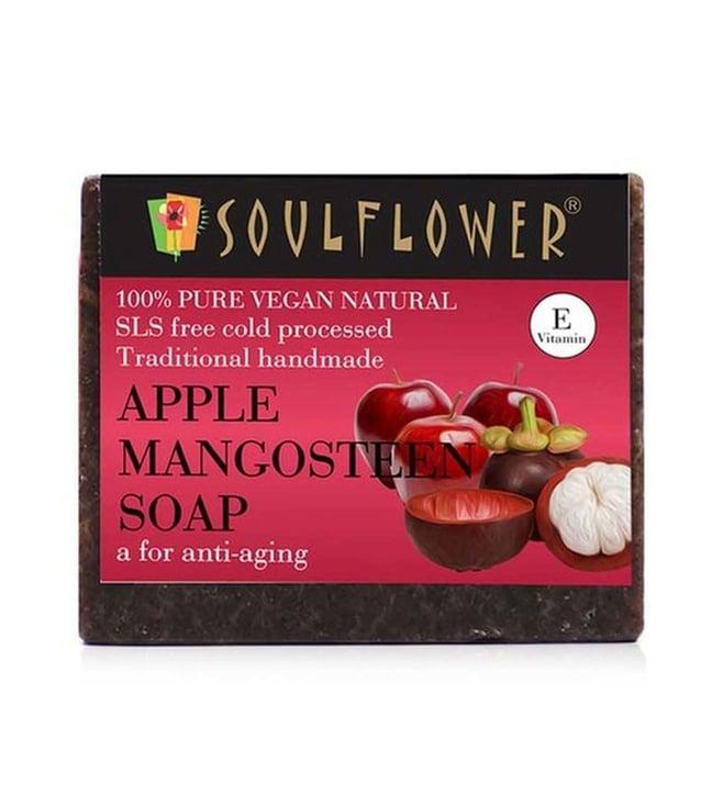 soulflower apple mangosteen soap - 150 gm