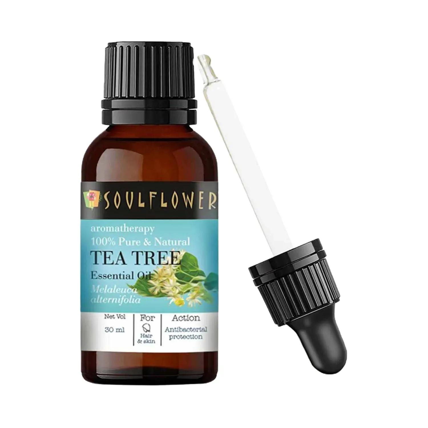soulflower tea tree essential oil - (30ml)
