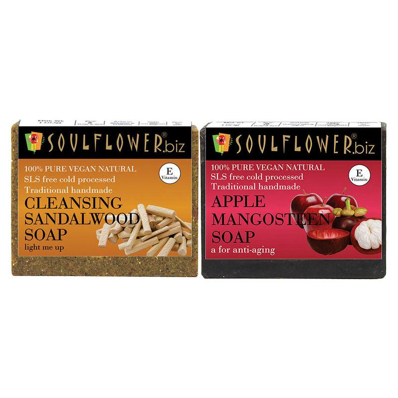 soulflower cleansing sandalwood apple mangosteen monthly routine