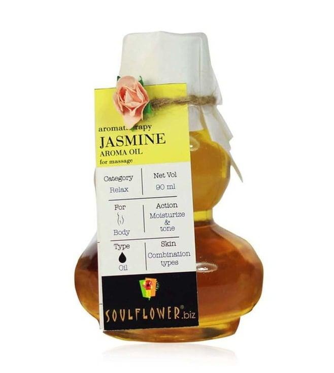 soulflower jasmine aroma massage oil - 90 ml