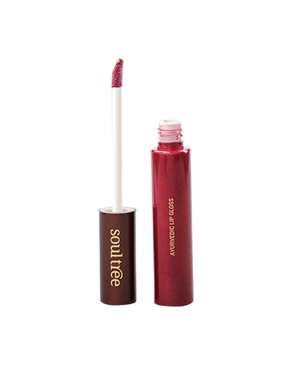soultree ayurvedic lip gloss - lush berry - 5gm