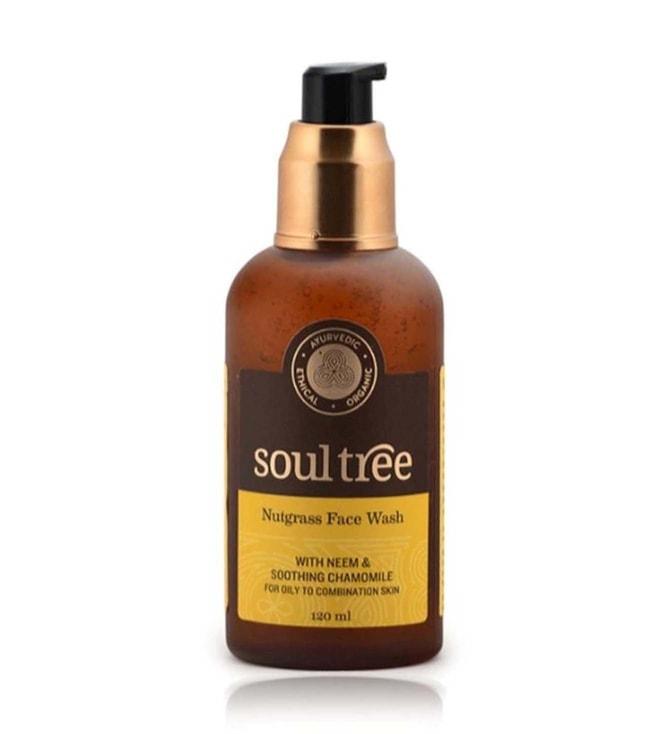soultree nutgrass face wash - 120 ml