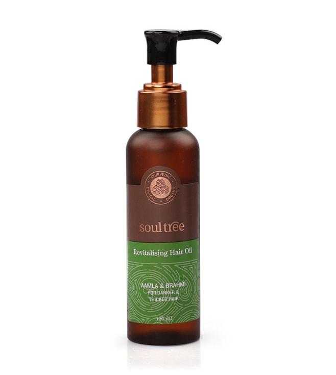 soultree revitalising hair oil with aamla & brahmi - 120 ml | ayurvedic hair oil