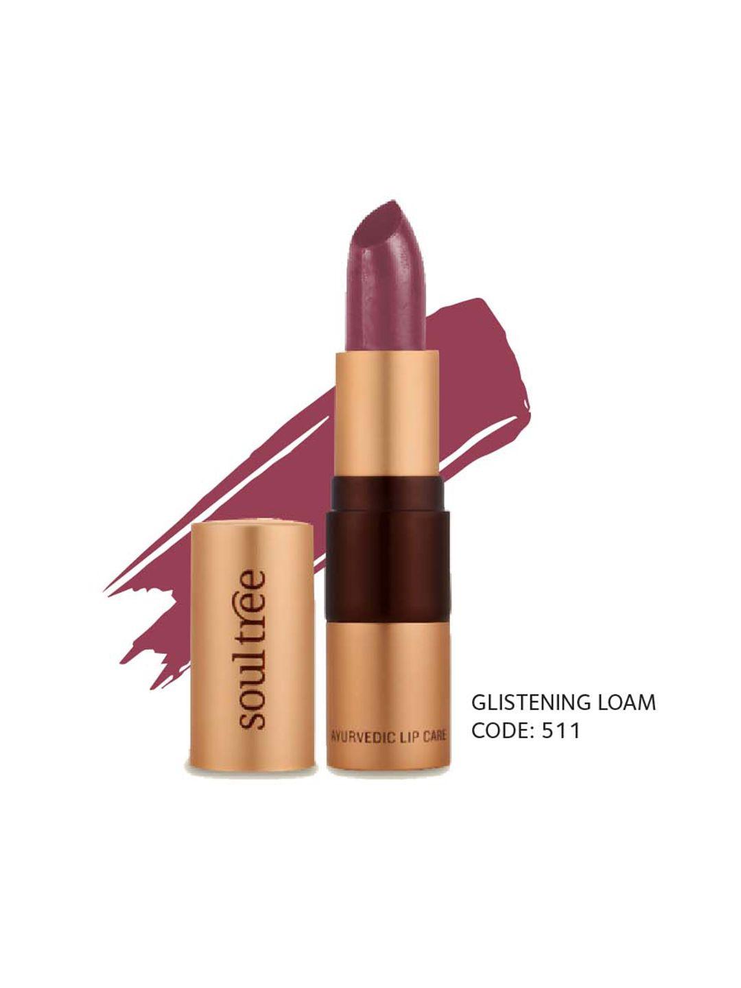 soultree ayurvedic lipstick - glistening loam 511 - 4gm