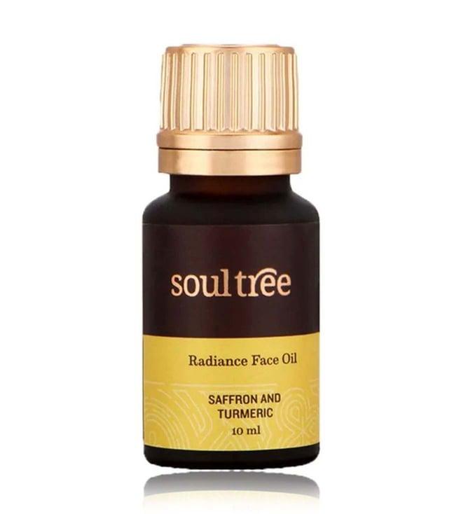 soultree radiance face oil with saffron & turmeric - 10ml