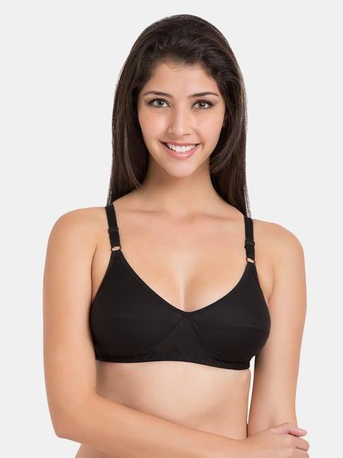 souminie black non wired non padded minimizer bra