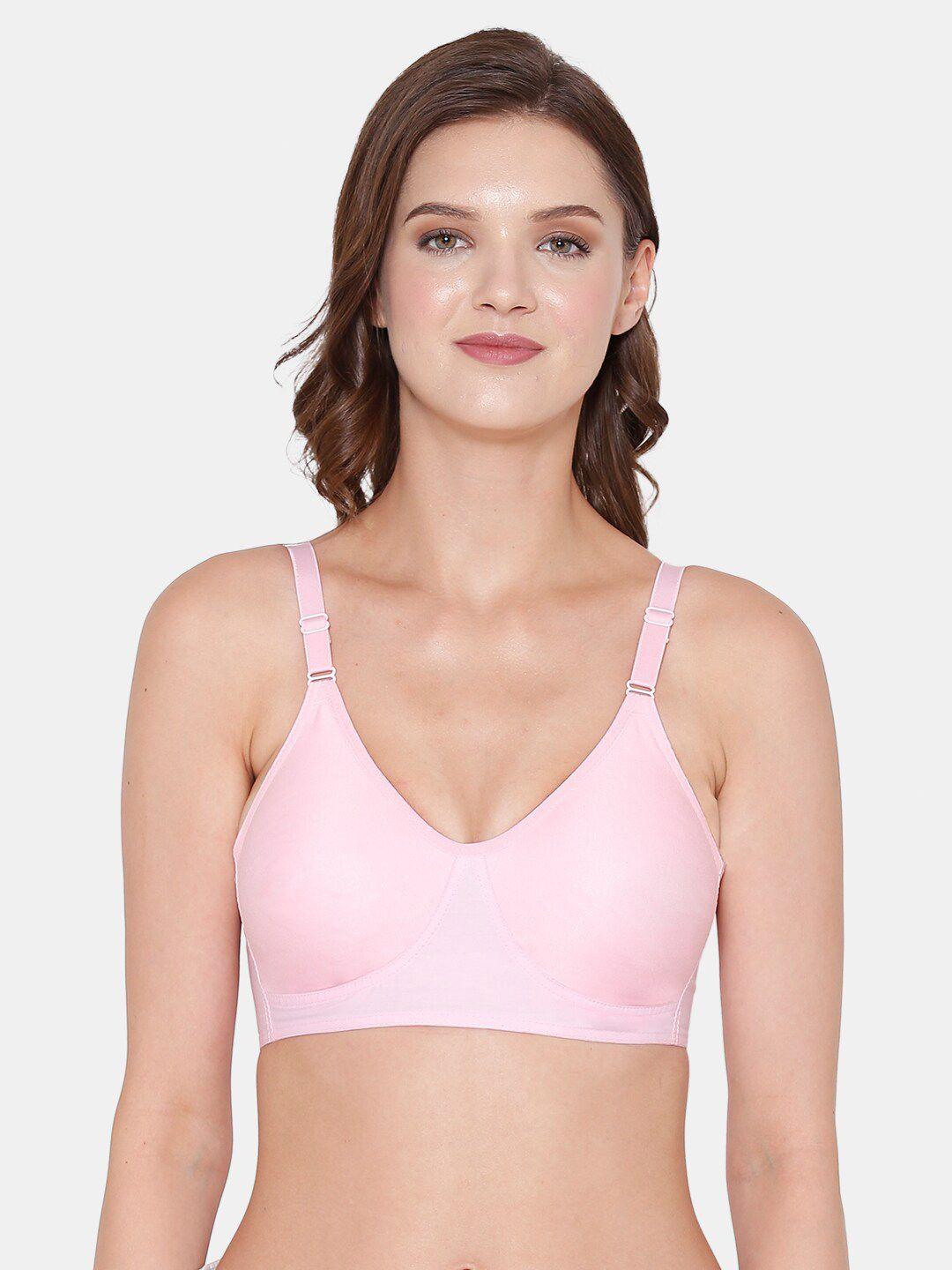 souminie full coverage all day comfort super support cotton everyday bra