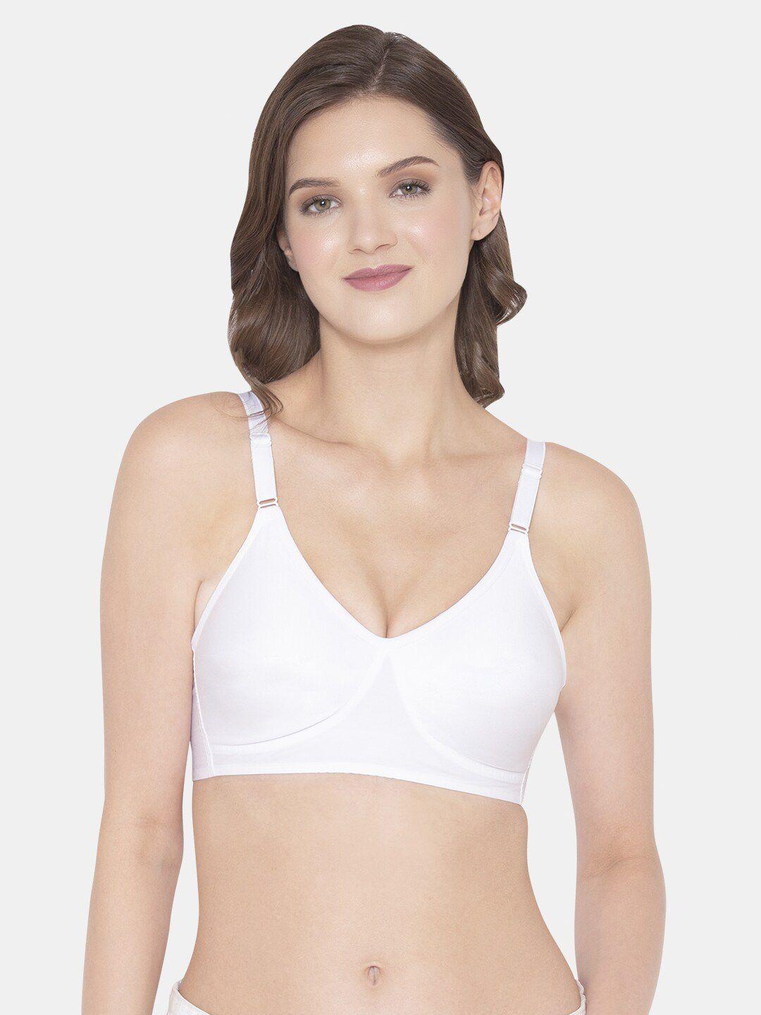 souminie full coverage all day comfort super support cotton everyday bra