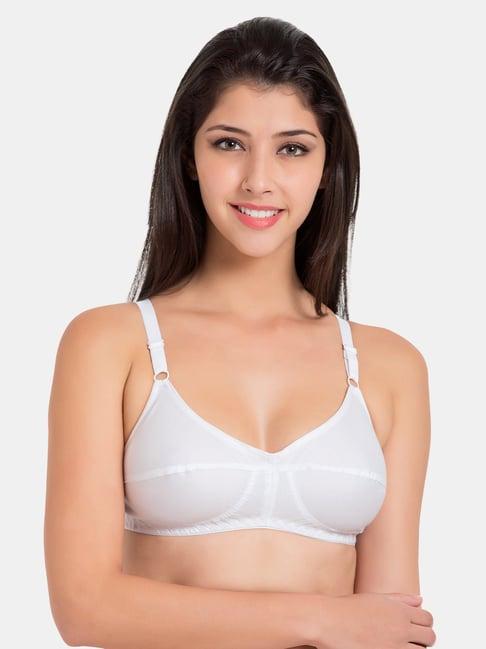 souminie white non wired non padded minimizer bra