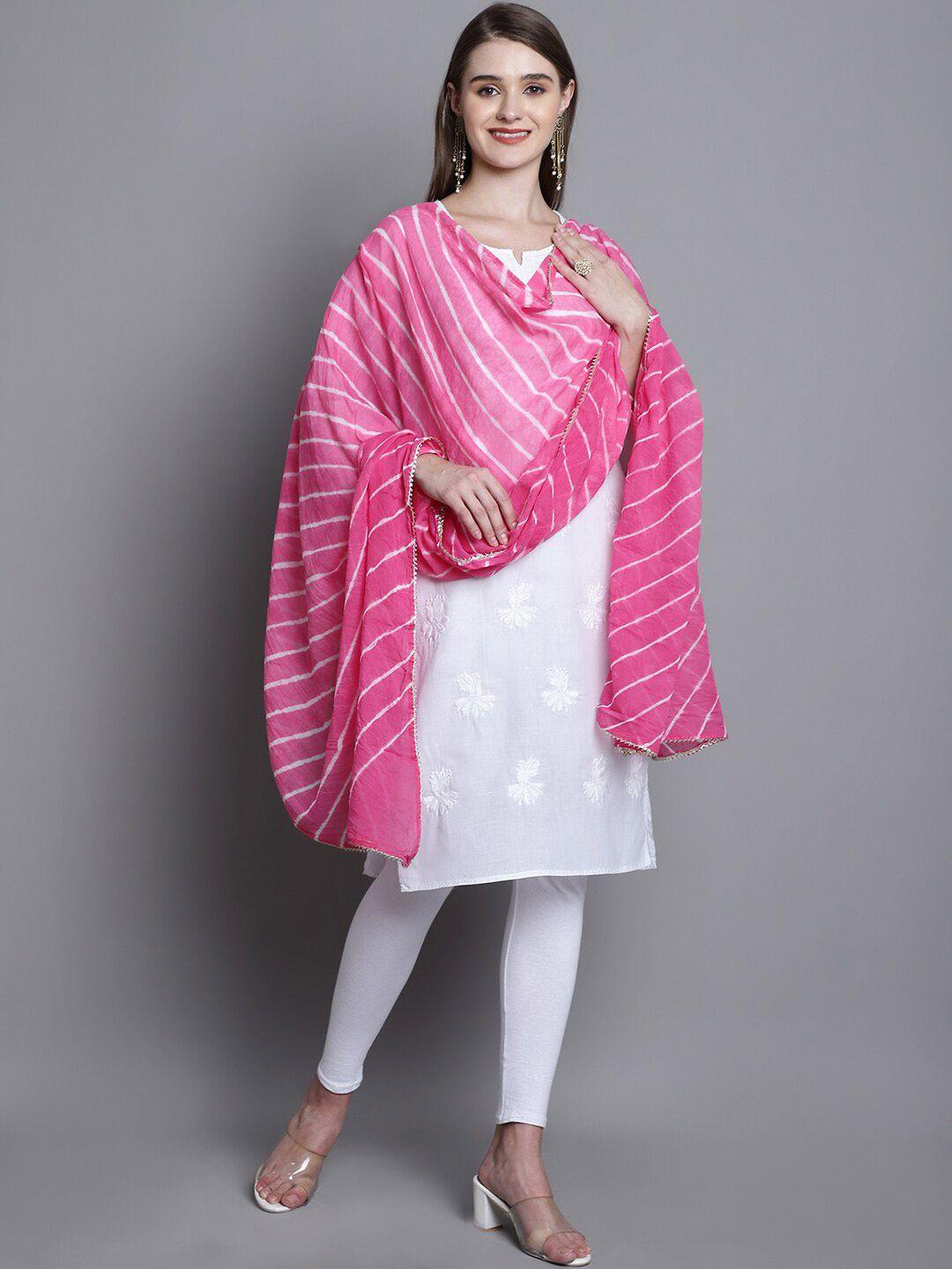 soundarya leheriya printed gotta patti chiffon dupatta