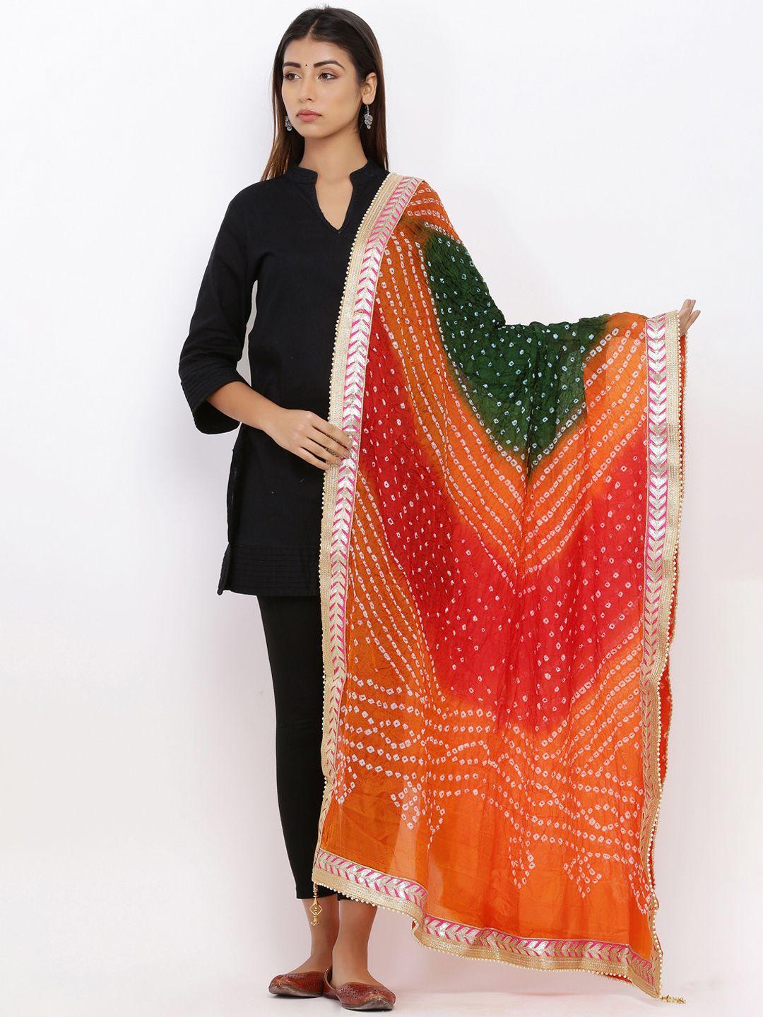 soundarya multicoloured printed dupatta