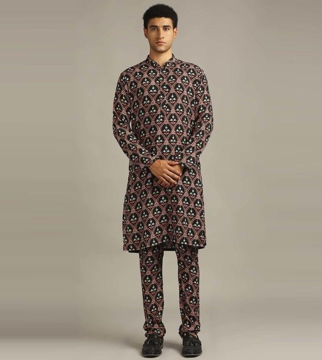 soup by sougat paul ethnic folklore printed kurta set