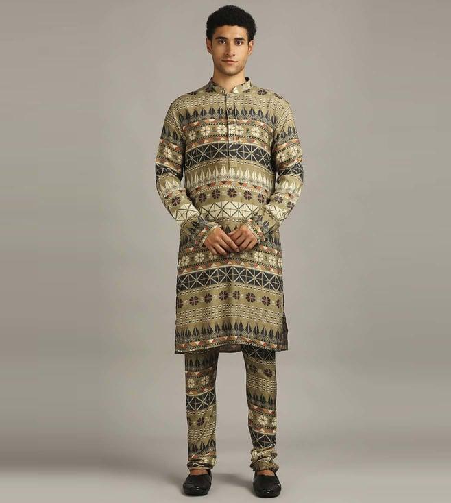 soup by sougat paul tiraz printed kurta set