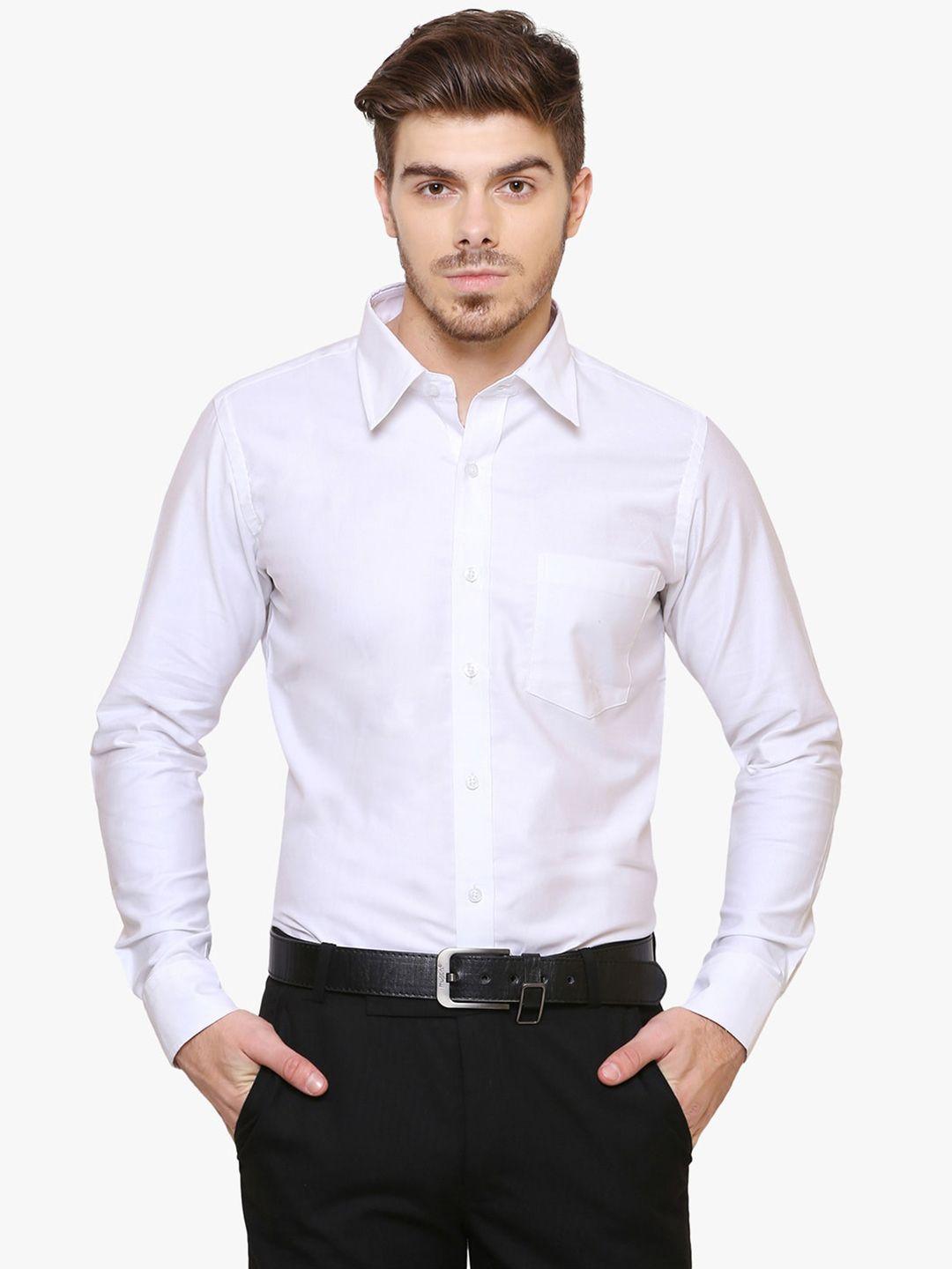 southbay men white smart tailored fit formal shirt