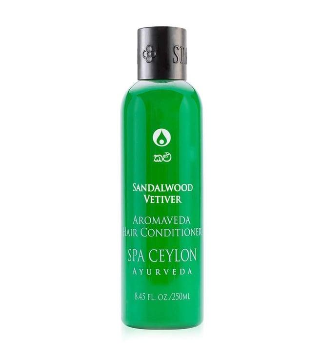 spa ceylon ayurveda wellness sandalwood vetiver hair conditioner 250 ml