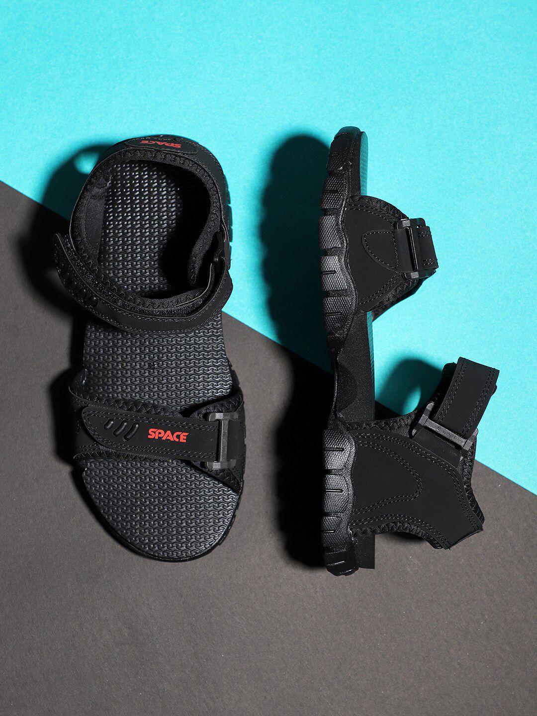 space men comfortable velcro closure sports sandals