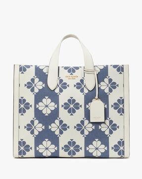 spade flower manhattan large tote bag