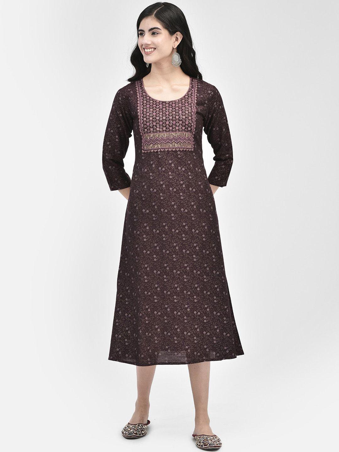 span-women-purple-ethnic-motifs-printed-flared-sleeves-mirror-work-kurta