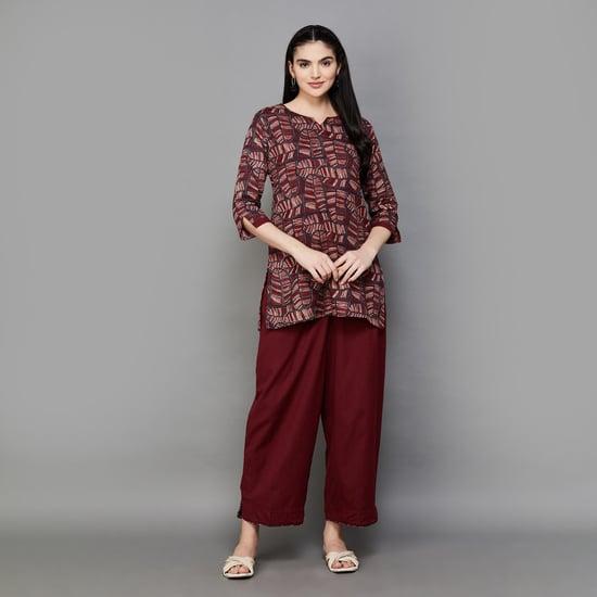 span women printed kurti