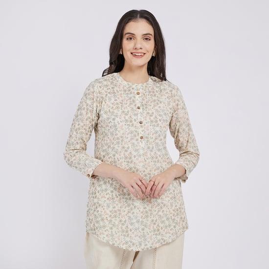 span women printed kurti