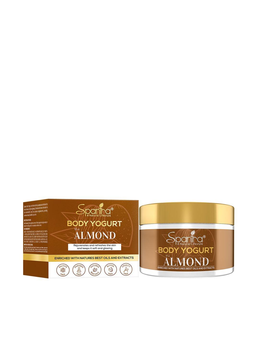 spantra almond yogurt body yogurt 250gm