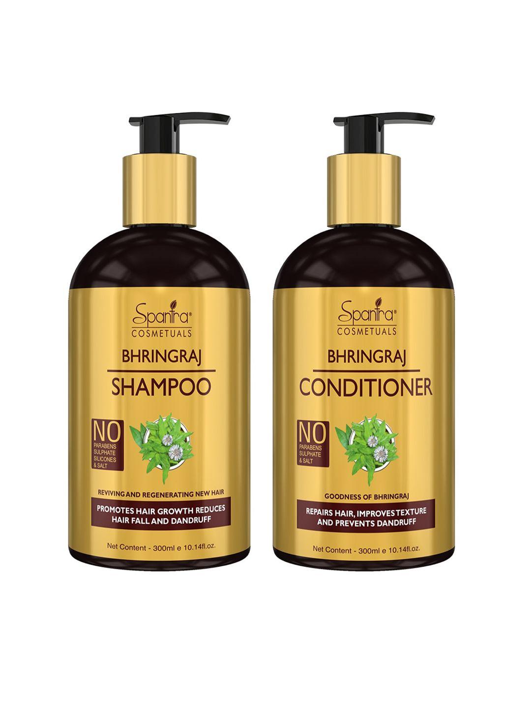 spantra bhringraj shampoo & conditioner combo 600 ml