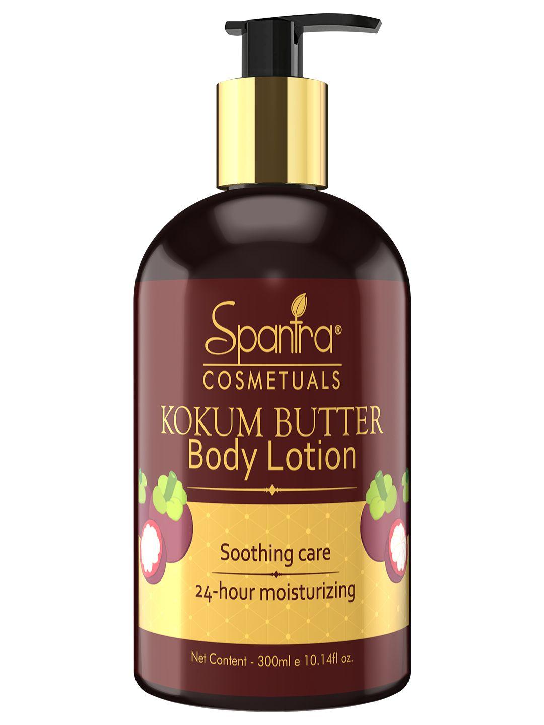 spantra gold kokum butter body lotion with almond oil 300 ml