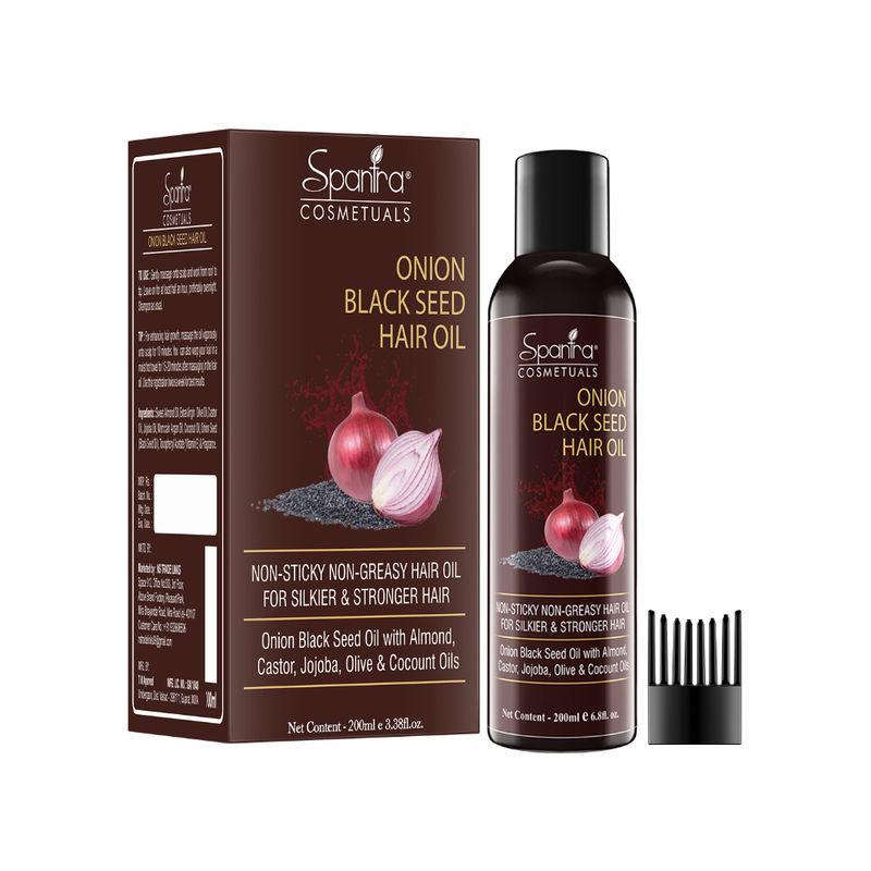 spantra red onion black seed hair oil