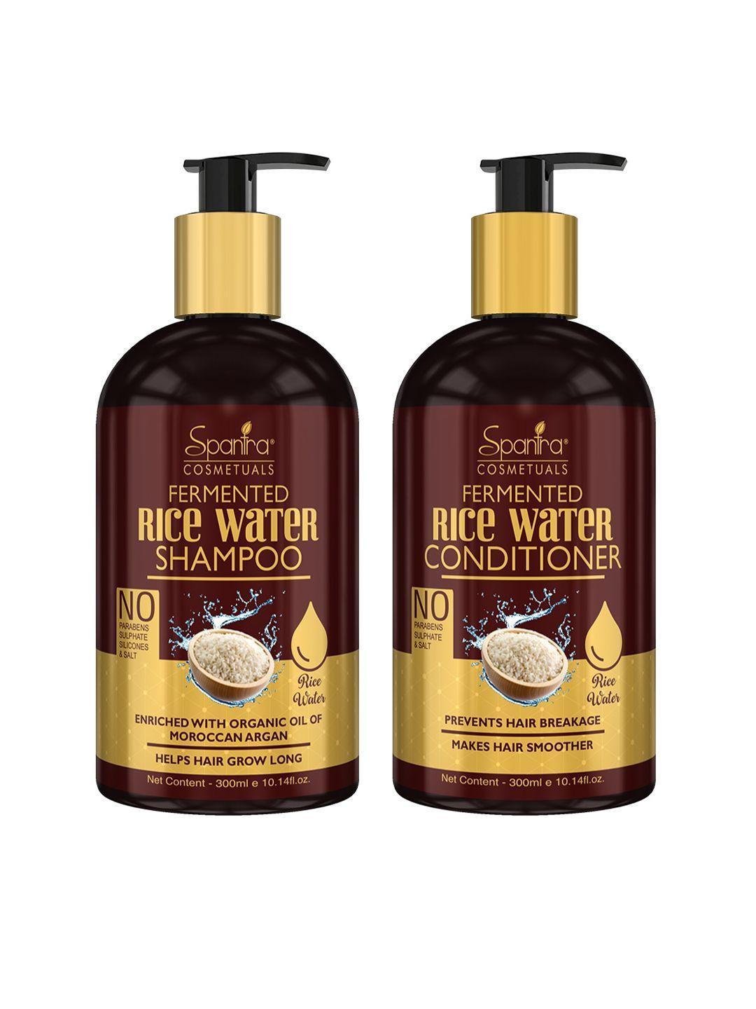 spantra rice water shampoo & conditioner combo