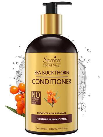 spantra sea buckthorn conditioner prevent hair breakage, moisturizes and softens, 300ml