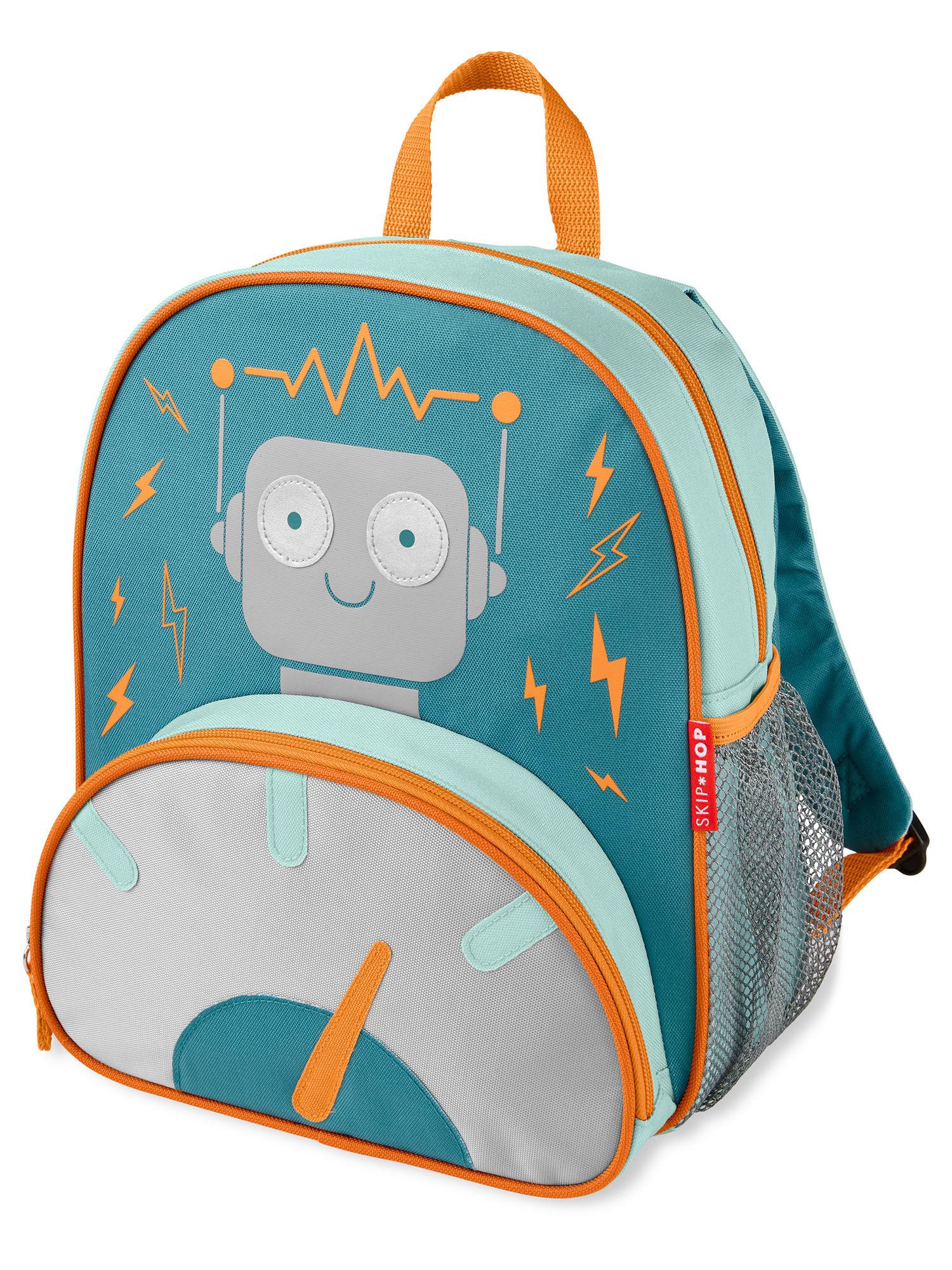 spark style little kid backpack- robot