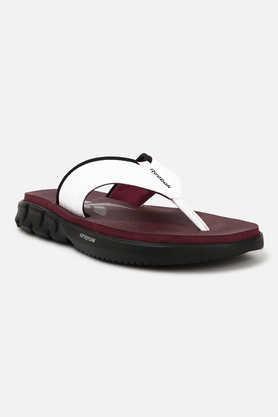 spark show flip u synthetic slip-on unisex slippers - red