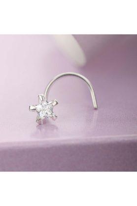 sparkling sterling silver 925 sterling silver nose pin