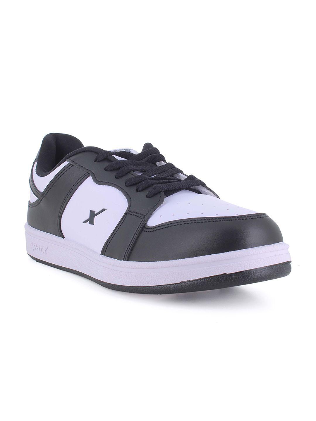 sparx men colourblocked lace-up sneakers
