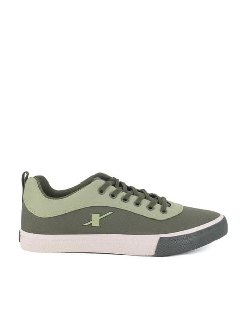 sparx men's green sneaker shoes
