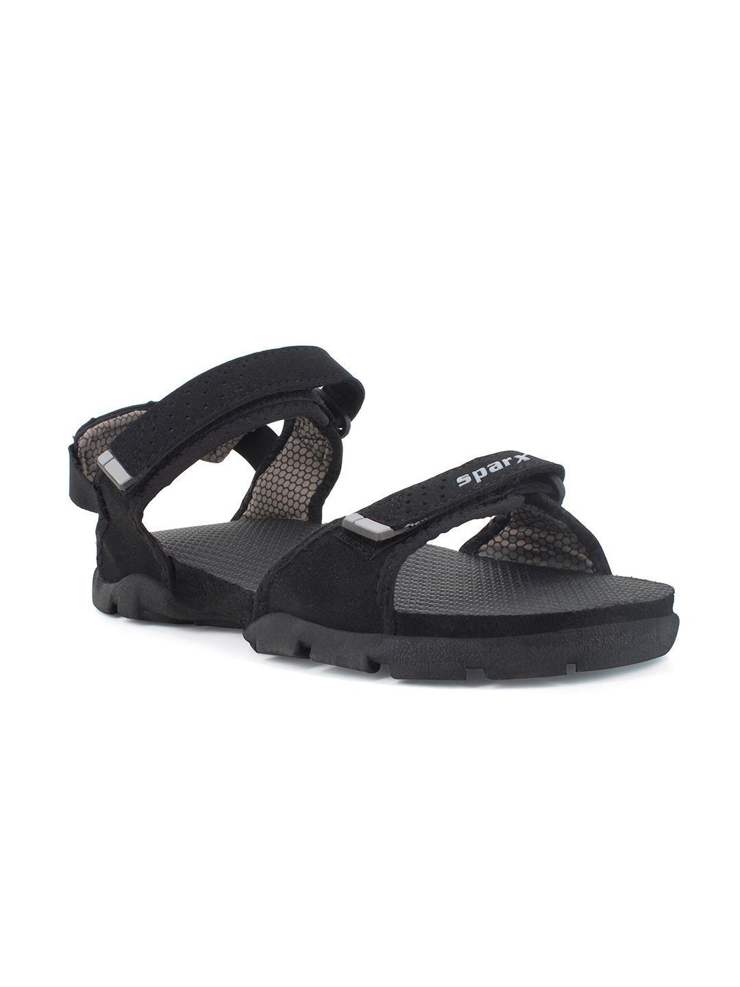 sparx kids textured sports sandals with velcro closure