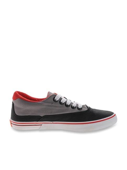 sparx men's black casual sneakers