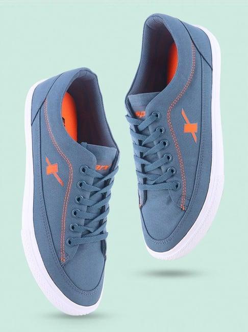 sparx men's blue casual sneakers