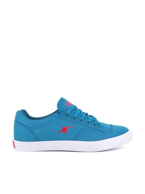 sparx men's blue casual sneakers