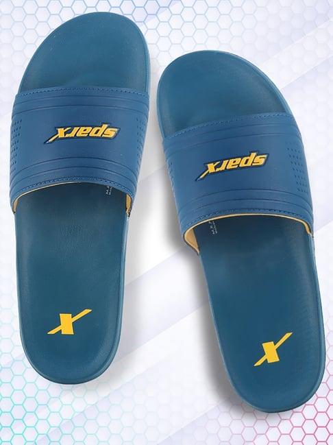 sparx men's blue slide