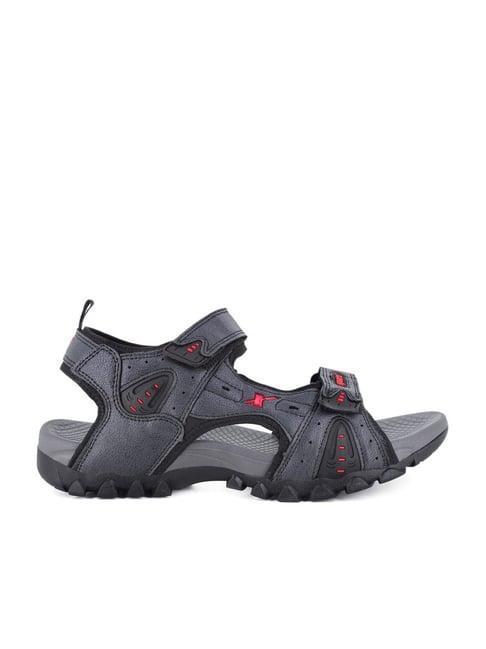 sparx men's grey floater sandals