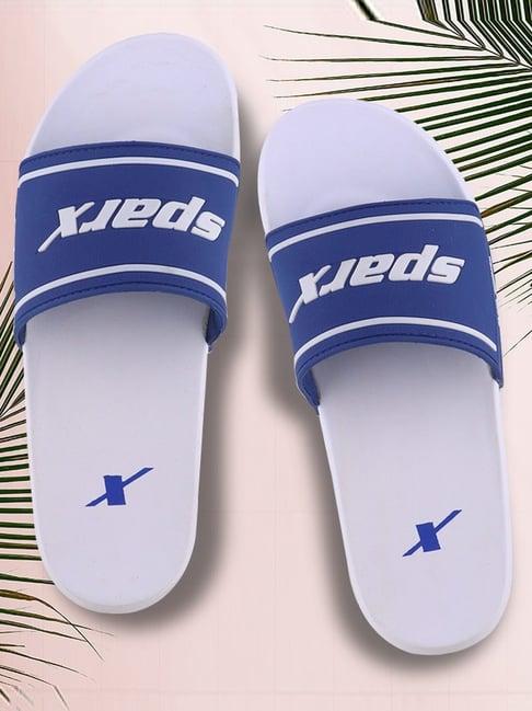 sparx men's marlin blue slides