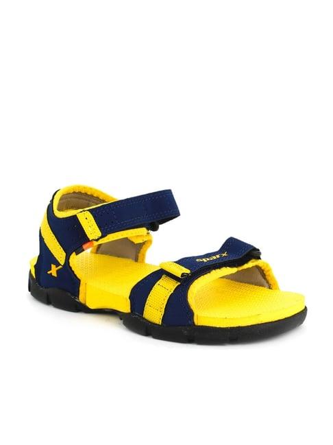 sparx men's navy floater sandals