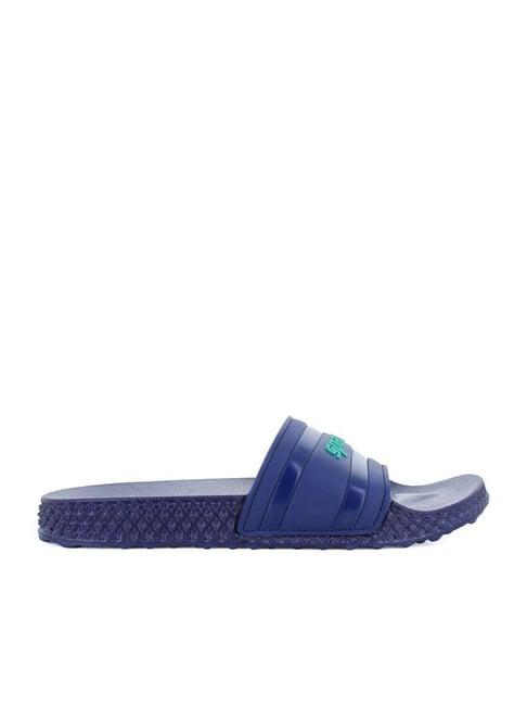 sparx men's navy slides