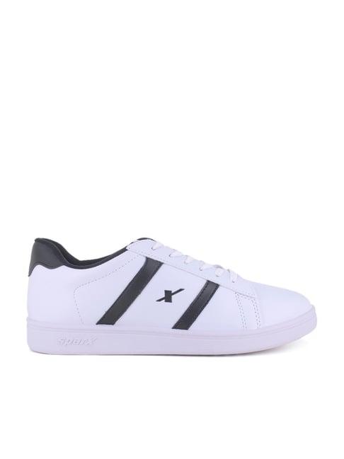 sparx men's white casual sneakers