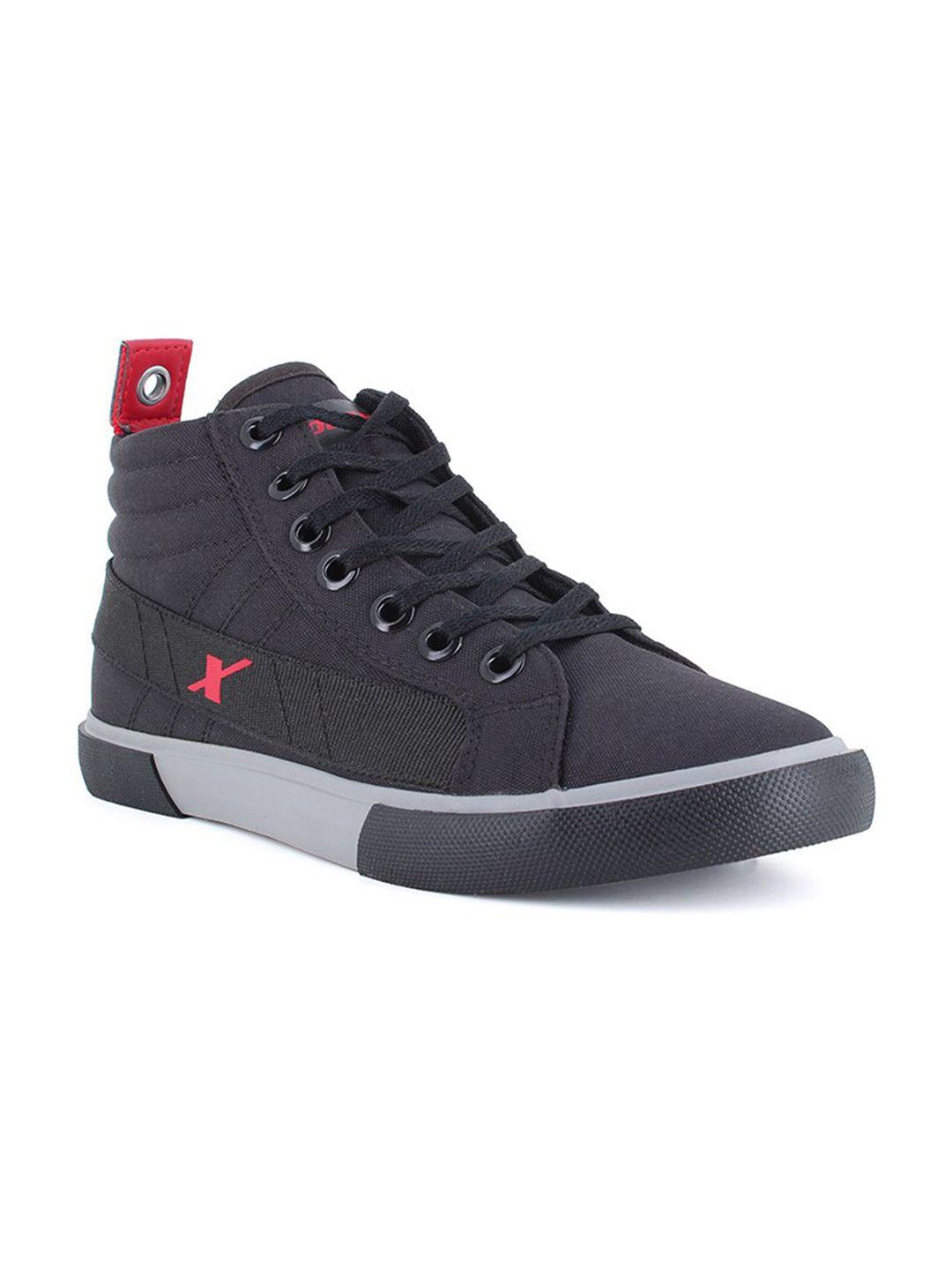 sparx men black sneakers