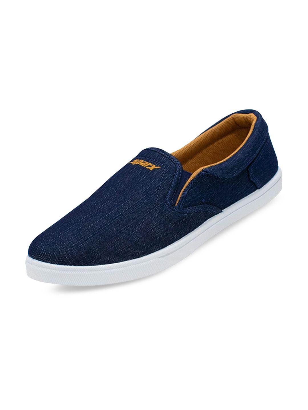 sparx men canvas comfort insole slip-on sneakers