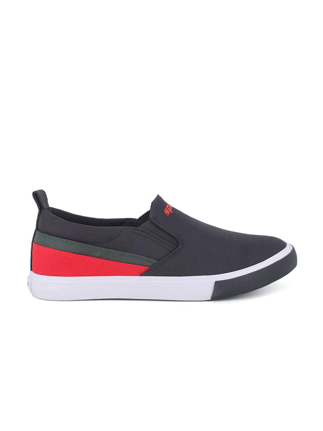 sparx men canvas slip-on sneakers