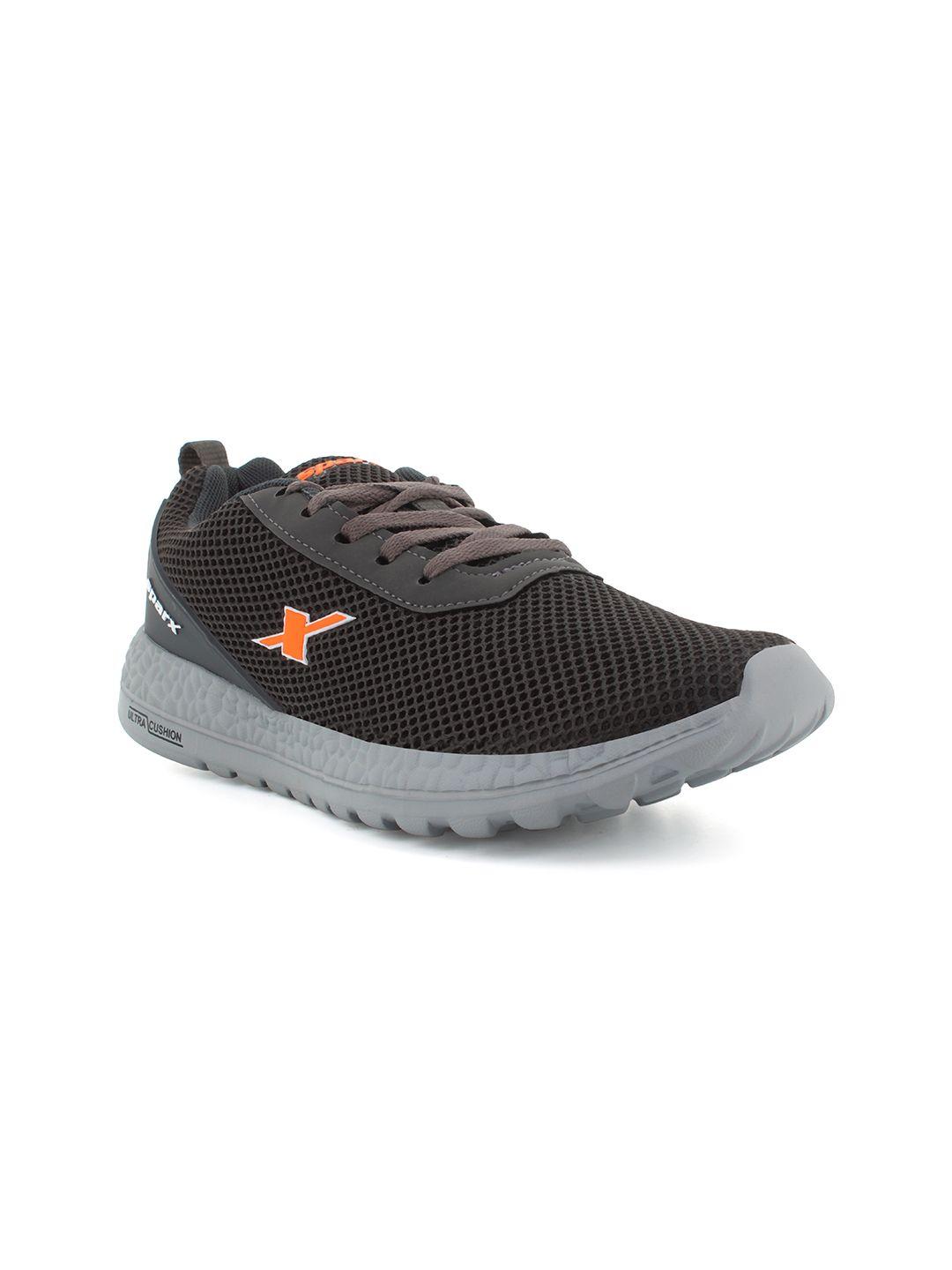 sparx men charcoal grey running shoes