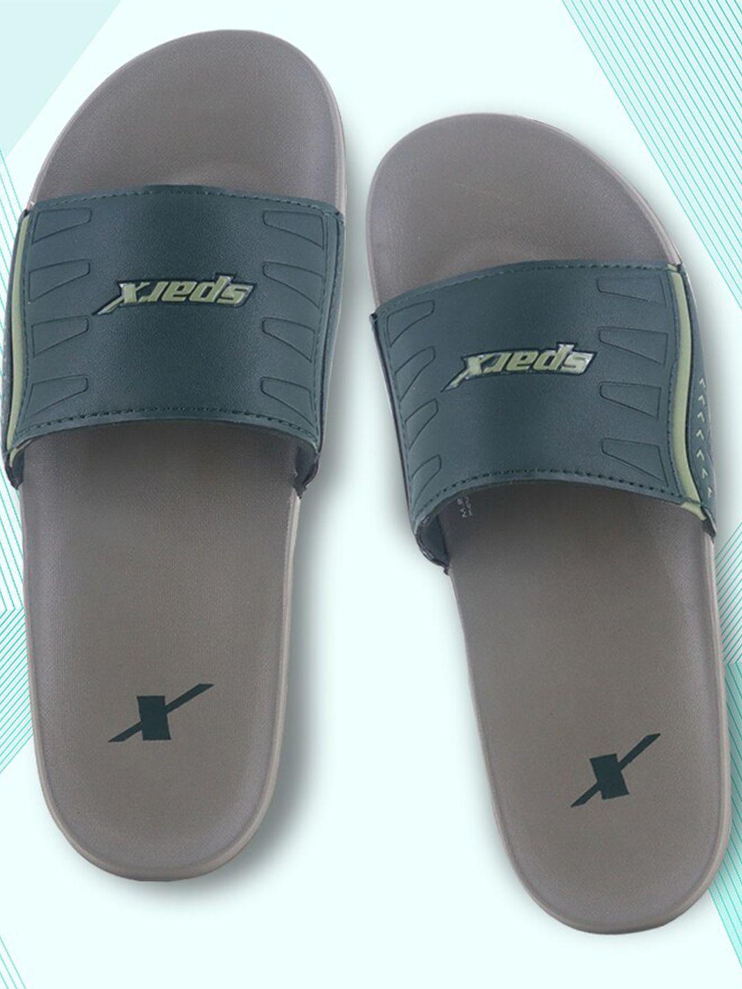 sparx men green & grey sliders